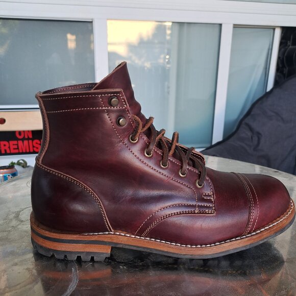 Truman boots 9.5D Oxblood double shot leather - Picture 7 of 10